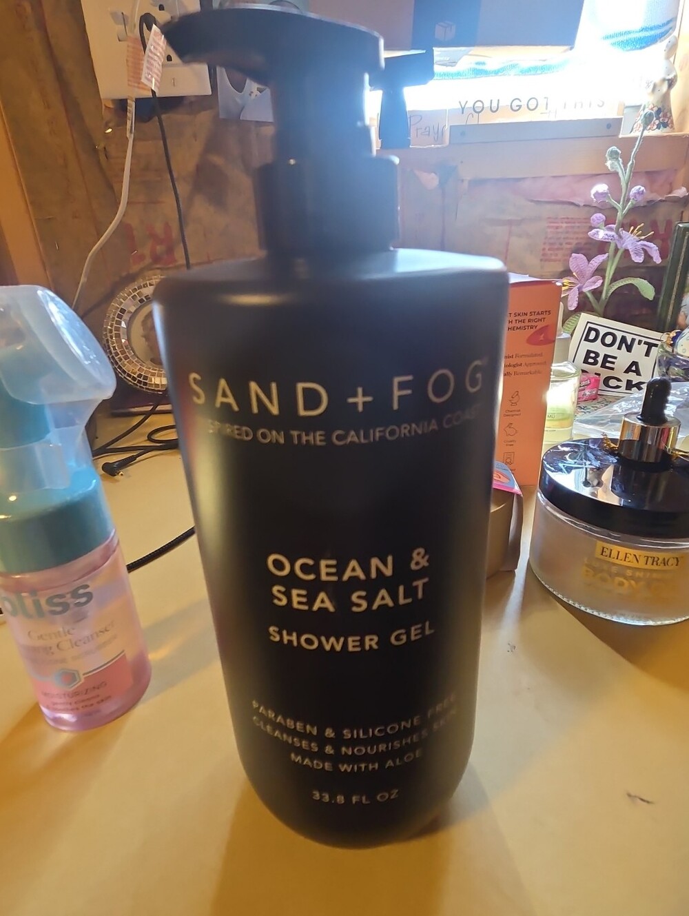 Sand + Fog Ocean & Sea Salt Shower Gel — Black